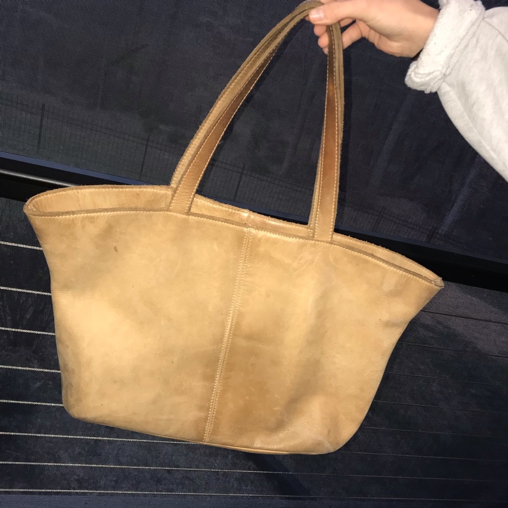Jesslyn Blake tan pocket book